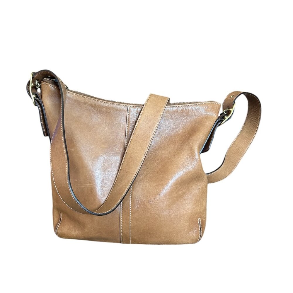 Coach Leather Purse Brown, No. 9328